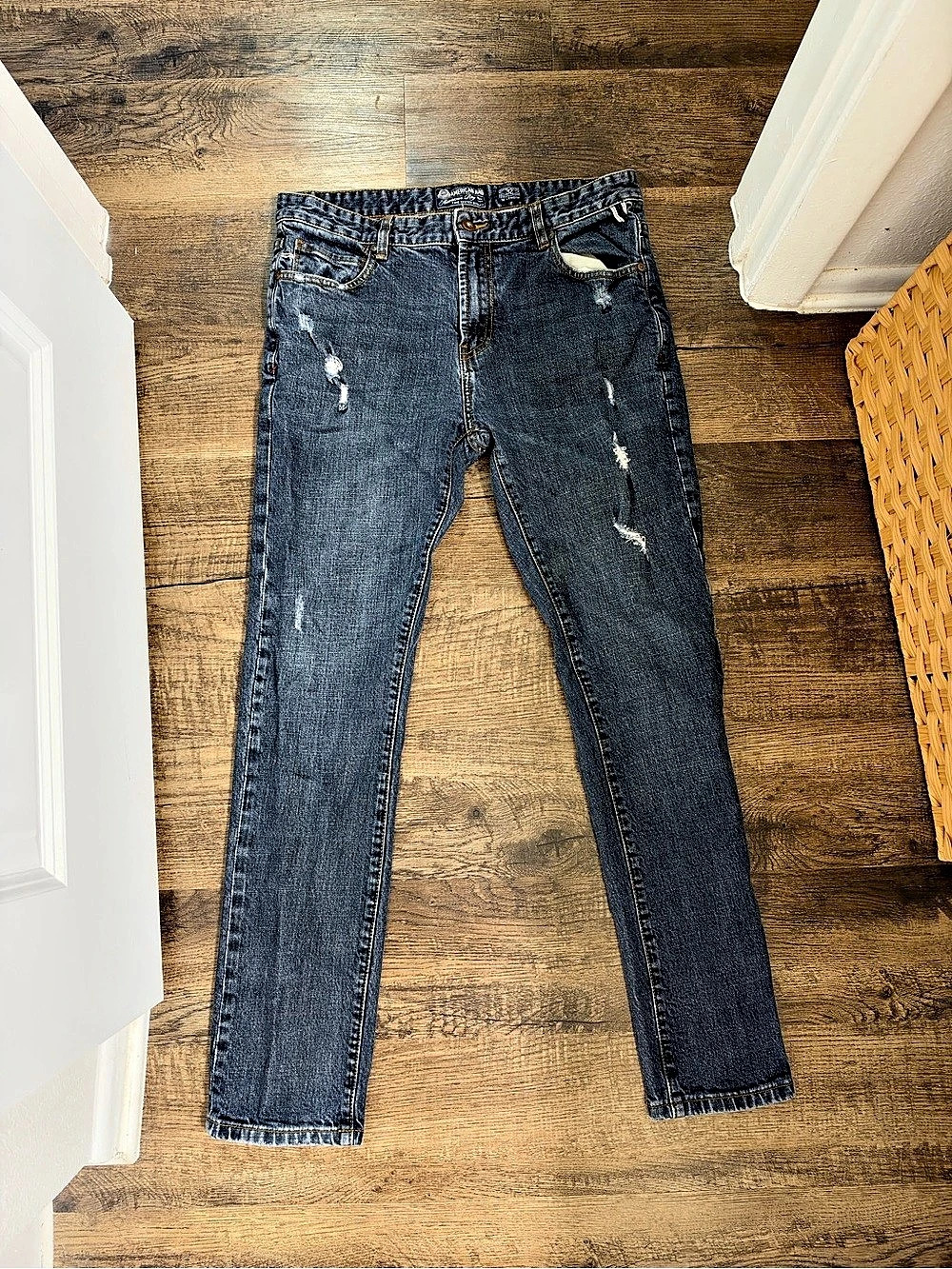 American Eagle AE Ne(X)t Level AirFlex+ + Slim Jeans Blue Waist 32